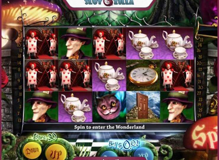 Alice in Wonderland Online Free Play in Demo Mode